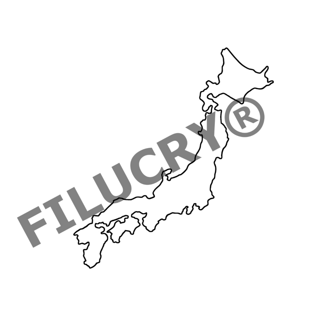 Japan outline svg png jpg pdf