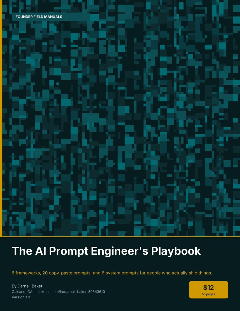 The AI Prompt Engineer's Playbook cover