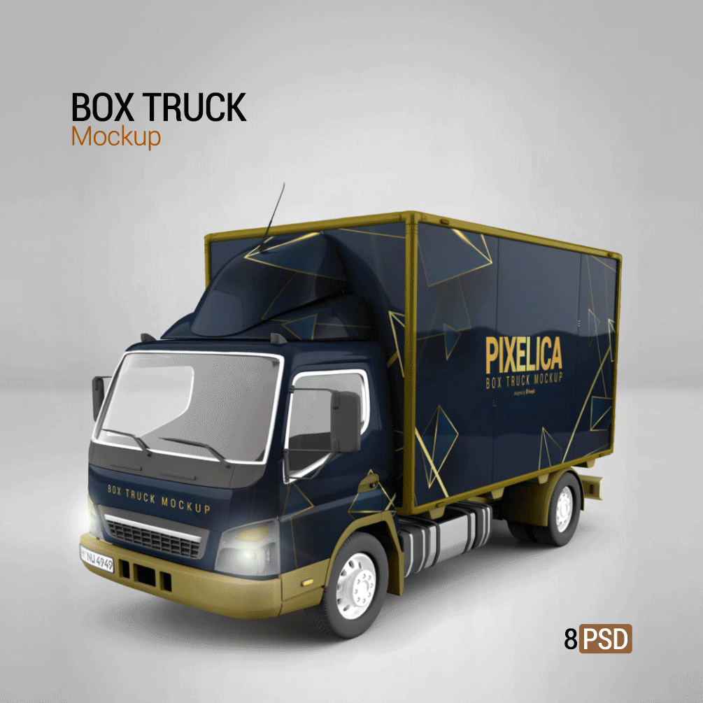 Box Truck Mockup