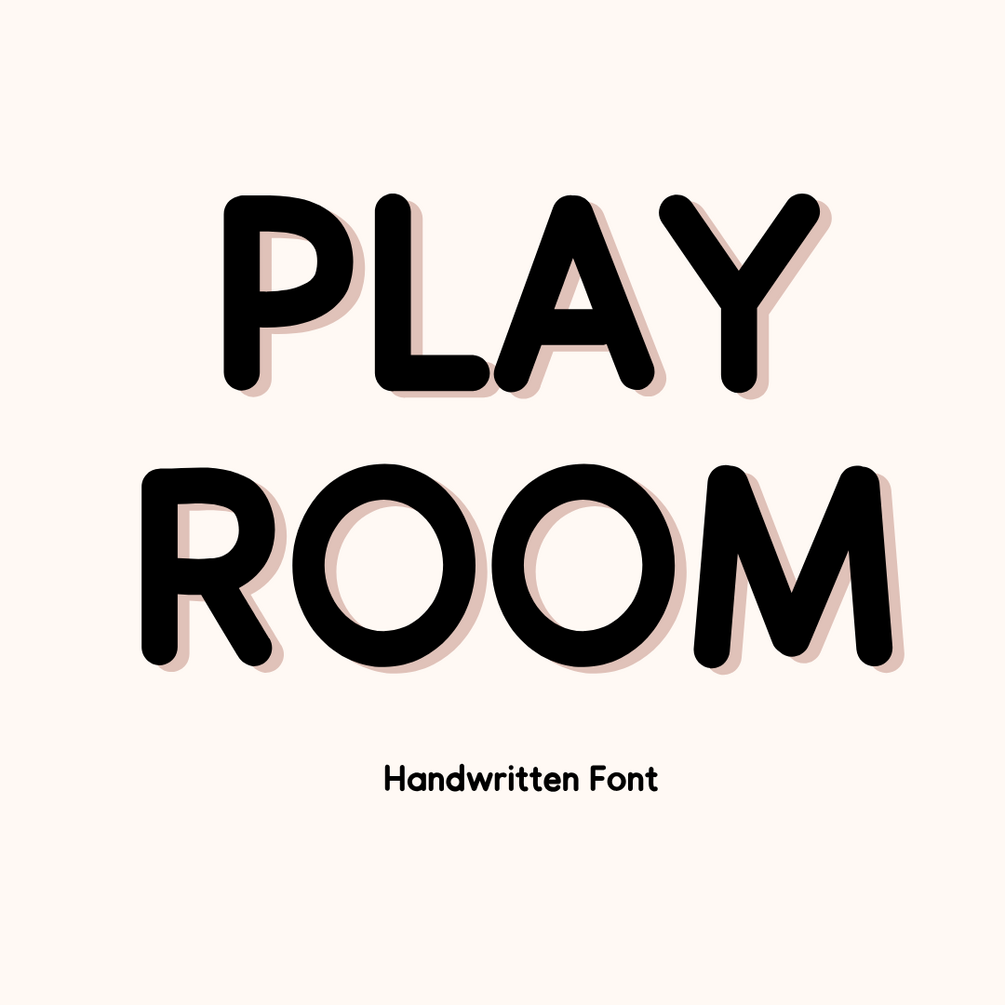 playroom-handwritten-display-font