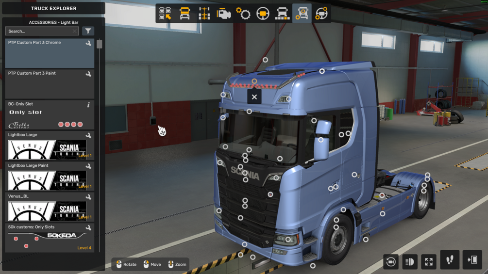 ETS2 PTP Roofgrill 3&4 by PTP Parts