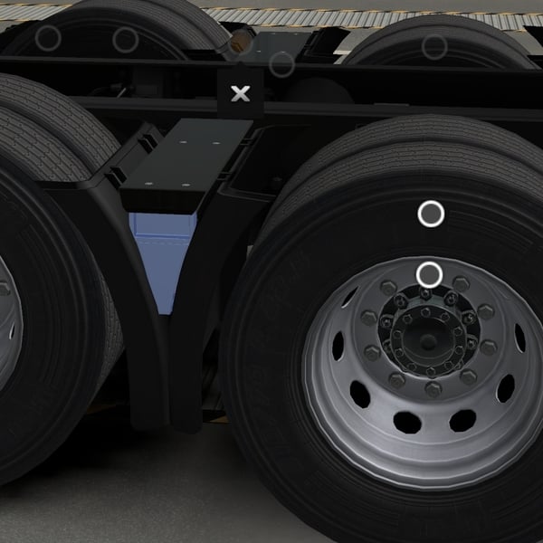 ;*[air tuning part] Scania NG rear fender Geers plate by WC007 D3SIGN