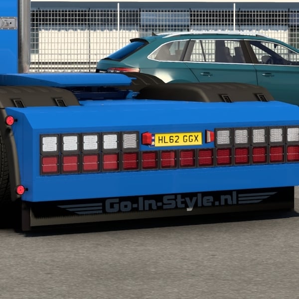 § [rear bumper tuning part] Scania NG Elytrans rear bumper by WC007 D3SIGN