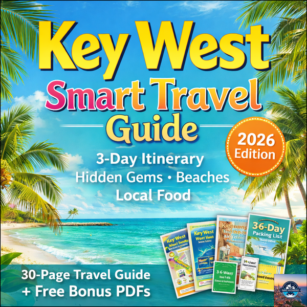 Key West 3-Day Travel Itinerary PDF 2026 + Free Mini-Guides