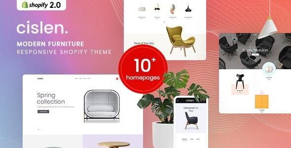 Cislen - Modern Furniture Responsive Cislen Shopify Theme