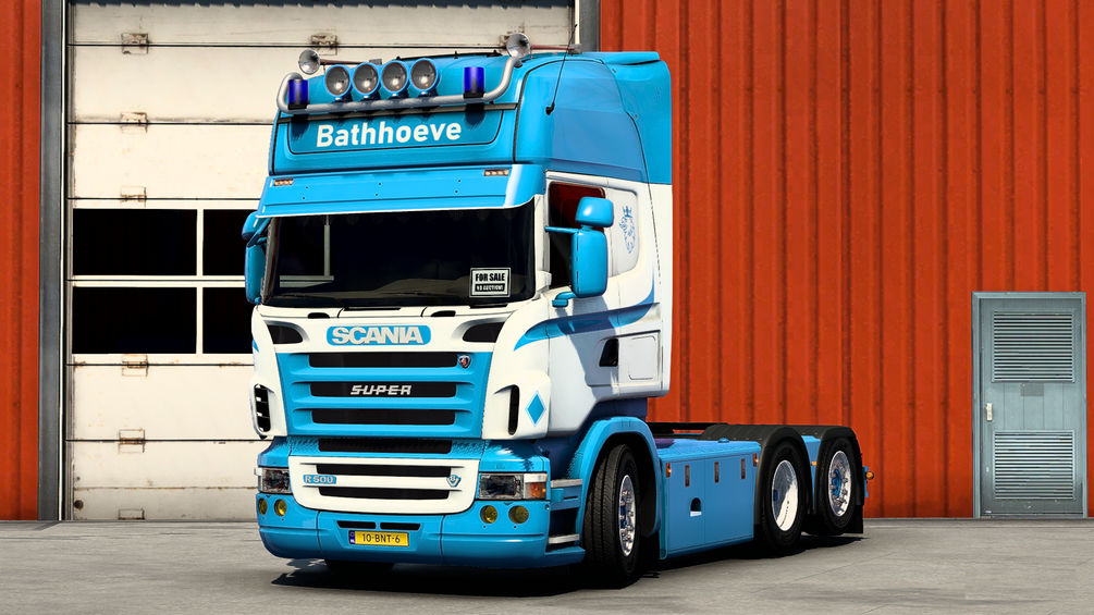 Scania RJL 5s Bathhoeve / Ex Serridslev Transport Skin by ETS2 Hedmark Truckstyling
