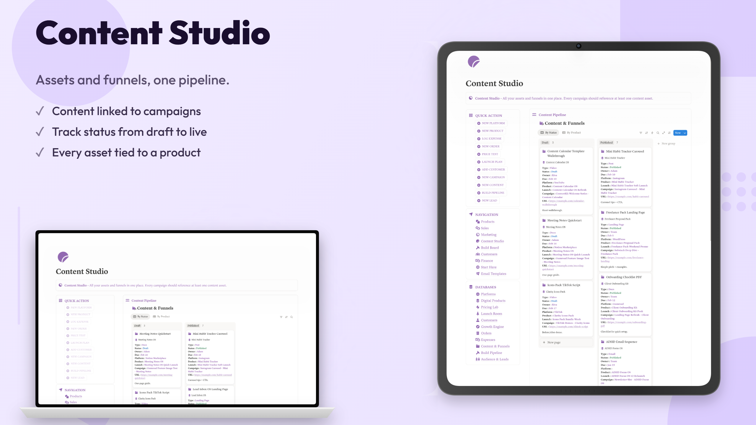 Digital Product Business OS - For Solo Creators - view 2