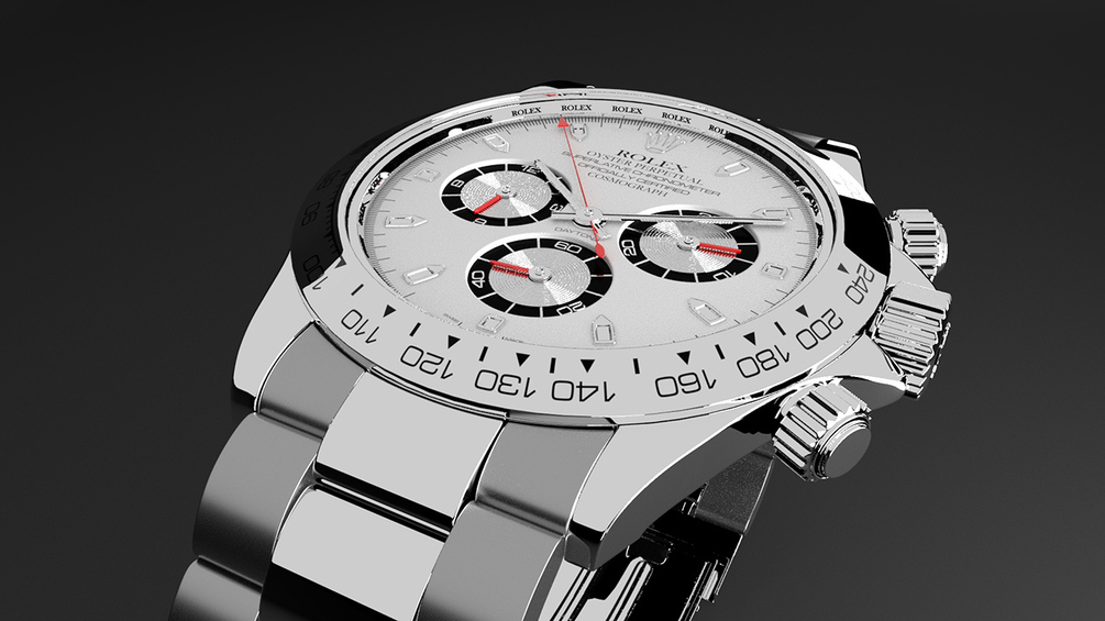 Rolex watch hot sale 3d model