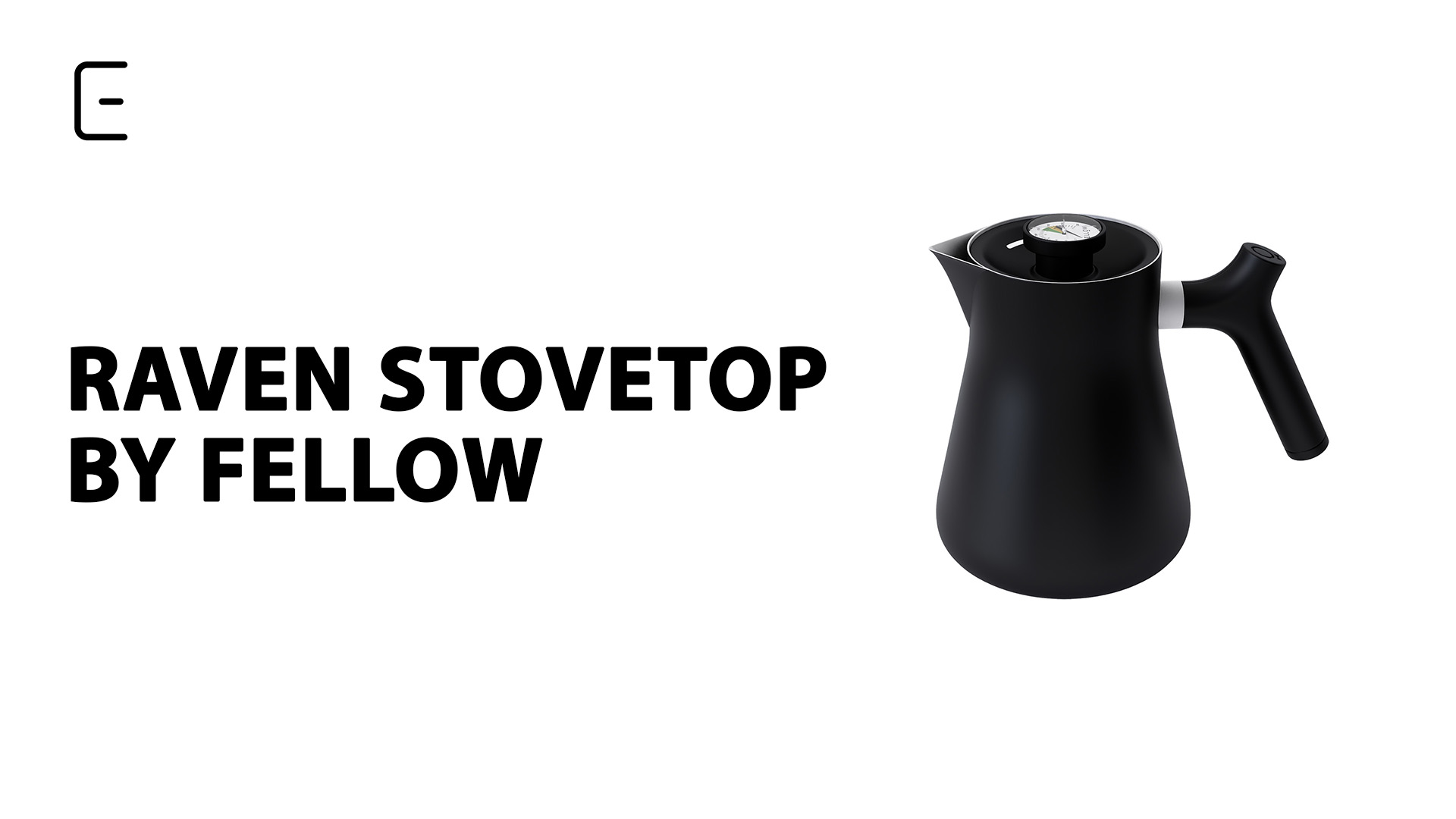 Raven Stovetop Tea Kettle by Fellow