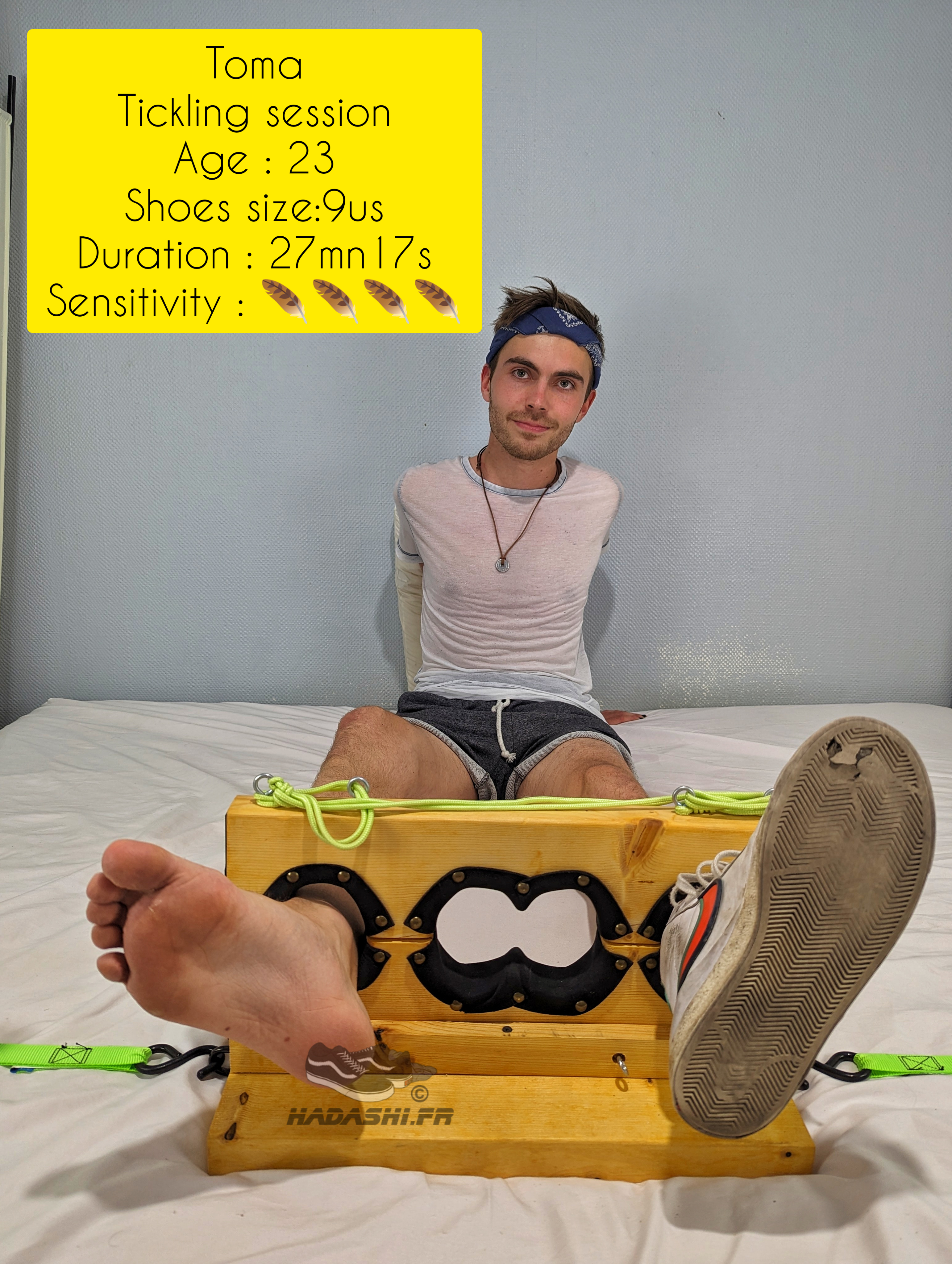 Boyfeet tickled