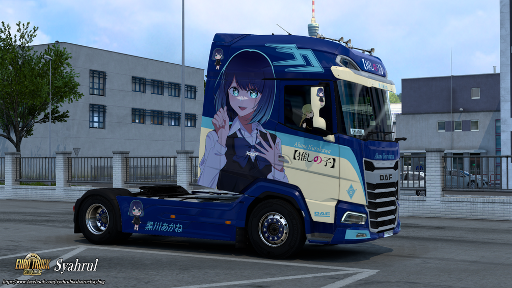 [ETS2] DAF XG & XG+ Akane Kurokawa | Oshi no Ko Skin by Syahrul Itasha Truckstyling 痛トラック