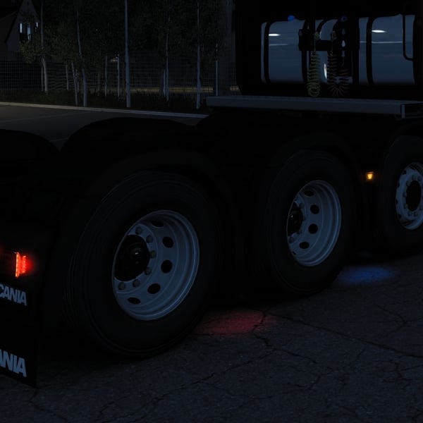 ˇ [neonrli tuning part] Scania NG rear fender neons by WC007 D3SIGN