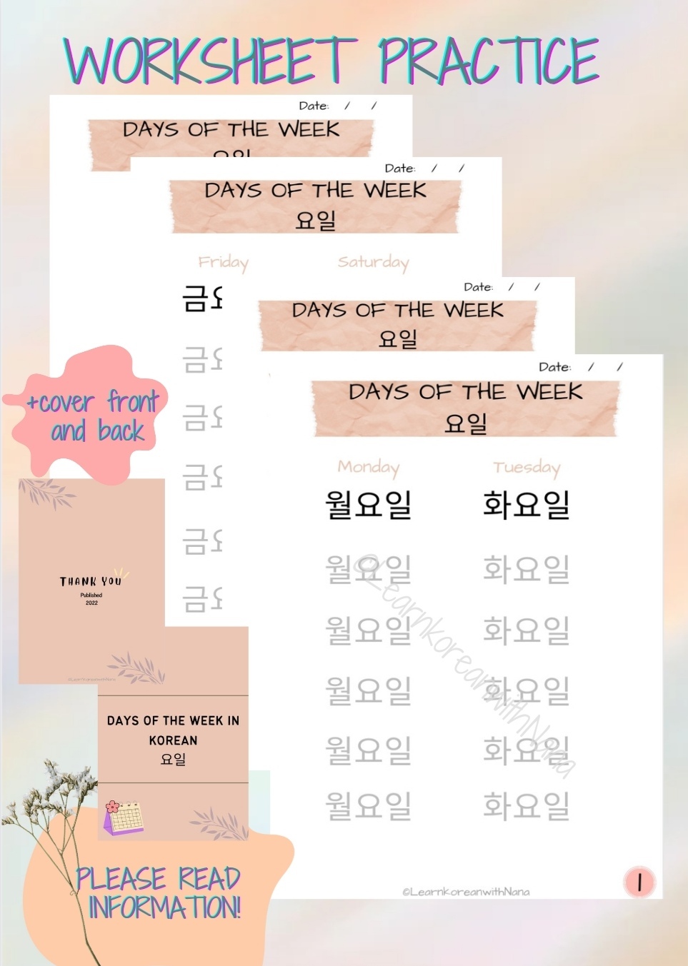 Day of the week in Korean