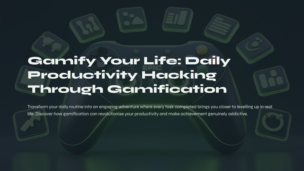Gamify Your Life: The Ebook Guide to Gamified Productivity & Motivation