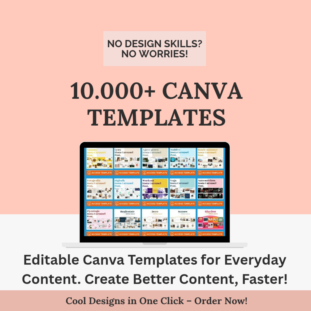 10 000 Premium Canva Templates Editable Easy To Use