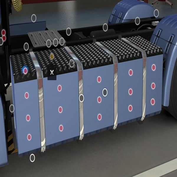 * [sideskirts tuning part] Scania NG left tank by WC007 D3SIGN