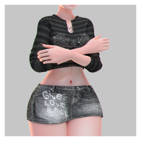 sweater + skirt