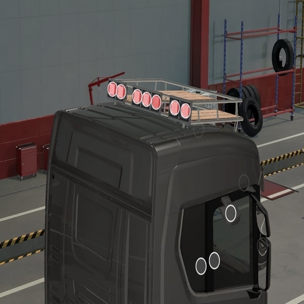 **[beacon tuning part] Scania NG lightbar for roof rack V3 by WC007 D3SIGN