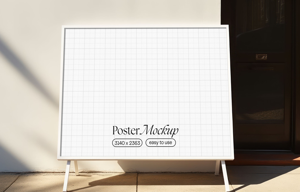 Outdoor Poster Mockup / #524