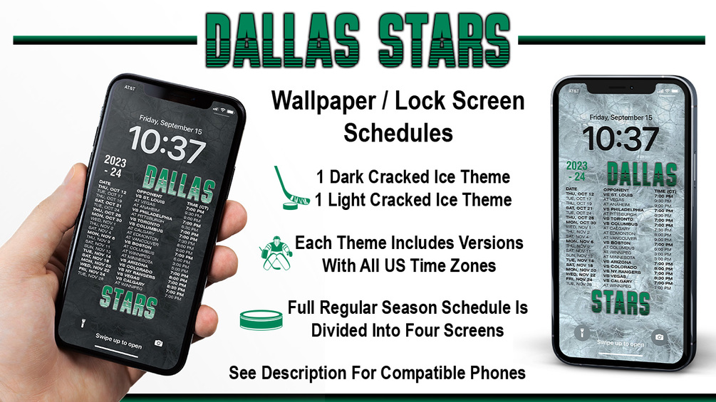 Dallas Stars (NHL) iPhone 6/7/8 Lock Screen Wallpaper