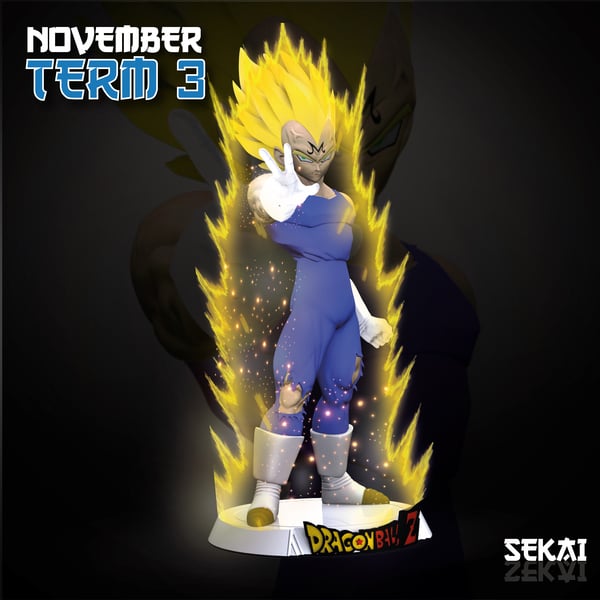 Majin Vegeta Sculpture - Sekai 3D Models - Tested and Ready for 3D printing