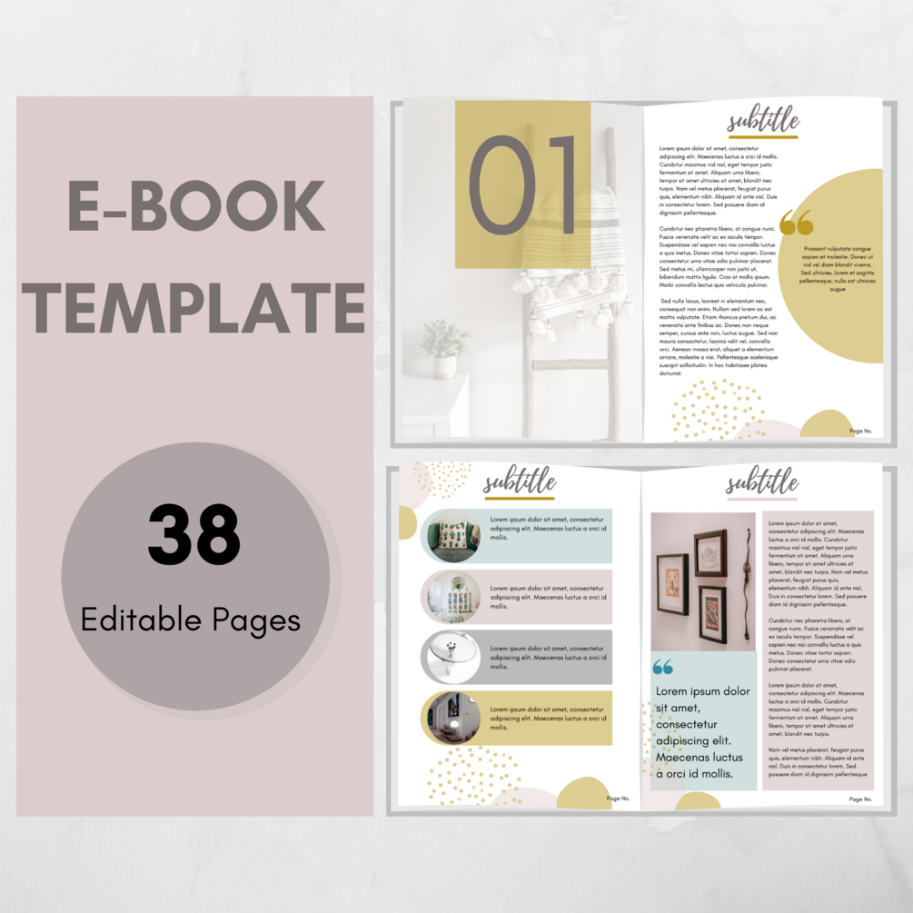 EBook Workbook Canva Template Sizes A4US
