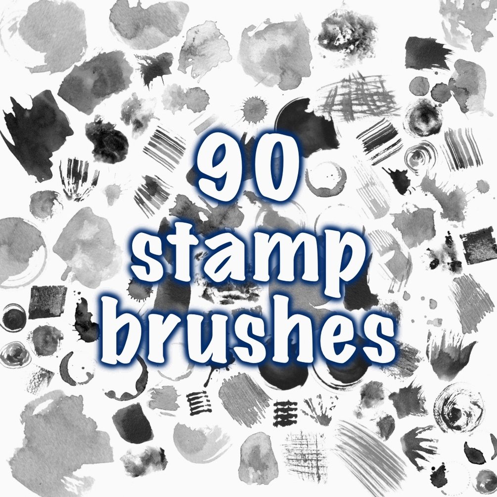 Grease Pencil traditional ink brush and texture pack for Blender