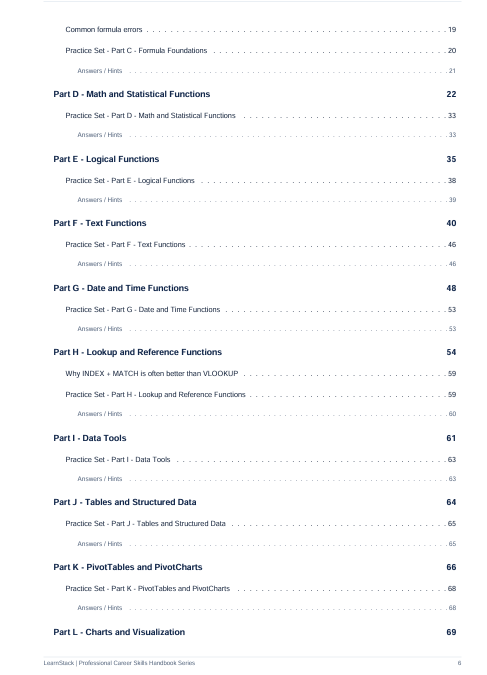 Excel Complete Course 2026 — Beginner to Advanced Career Skills Handbook preview image 11