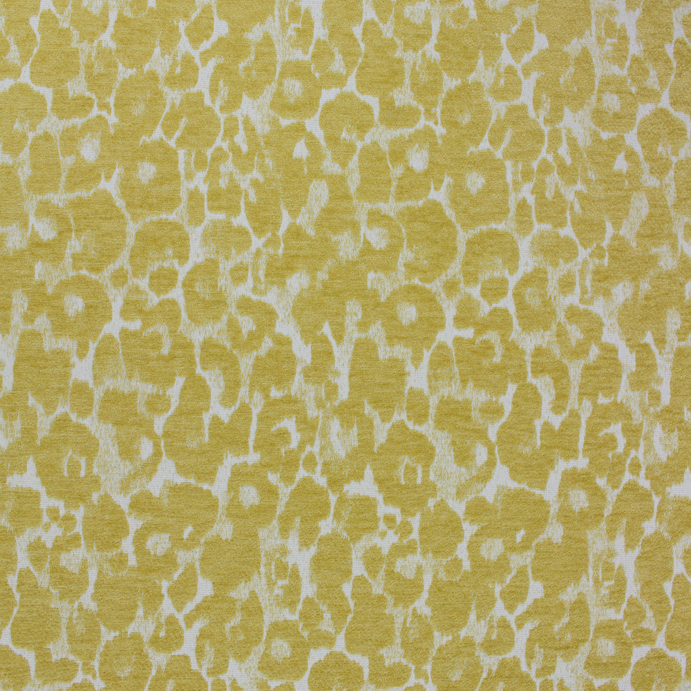Sinbad Daffodil Yellow Animal Print Upholstery Fabric by Richloom