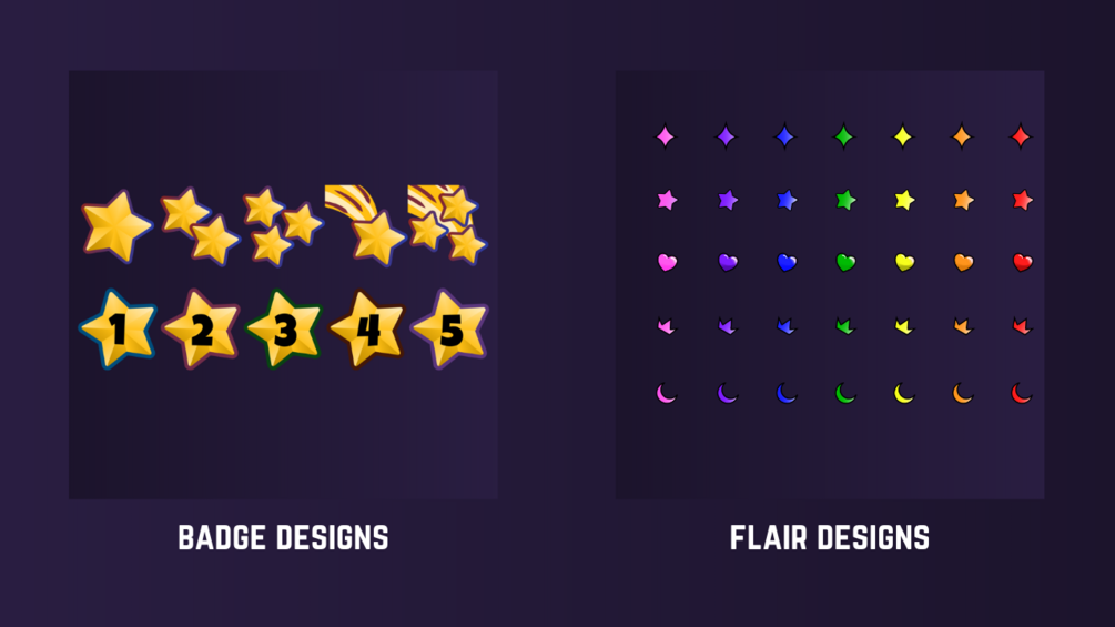 Twitch Badges by Anslea on Dribbble