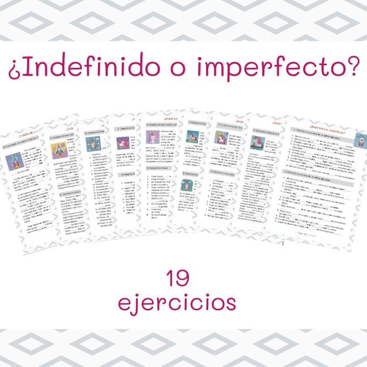 Indefinido O Imperfecto Ejercicios