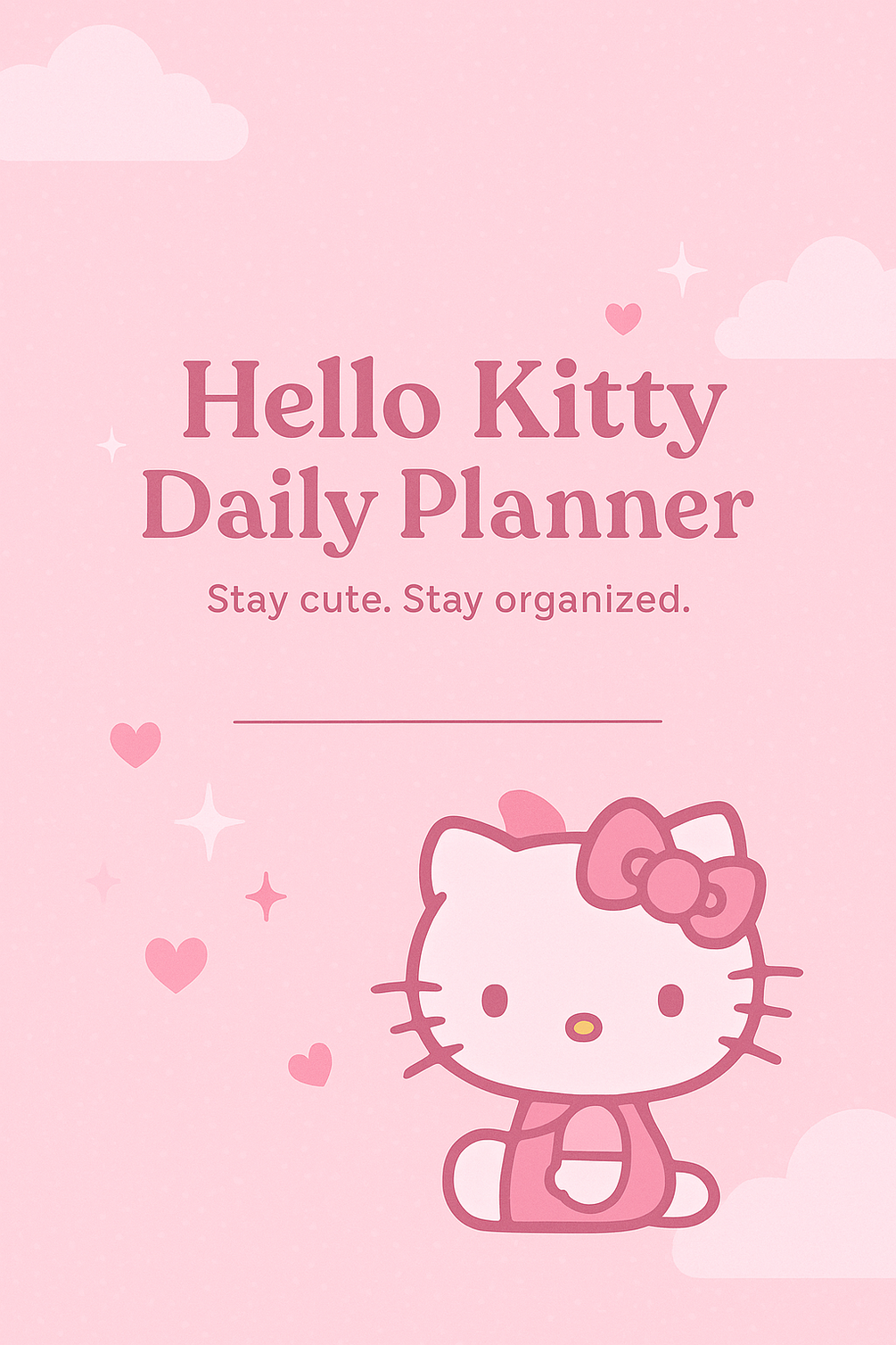 hello kitty daily planner