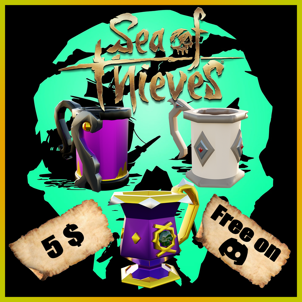 Sea Of Thieves Mug / Chope de Sea Of Thieves (FREE On Server)