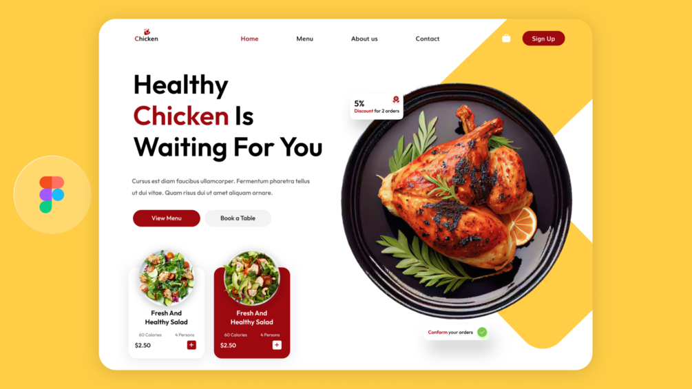 Food Web Design in Figma