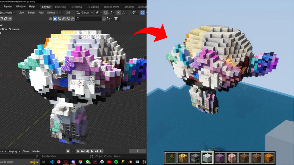 Paint Minecraft Skins in Blender – Blender Knowledgebase