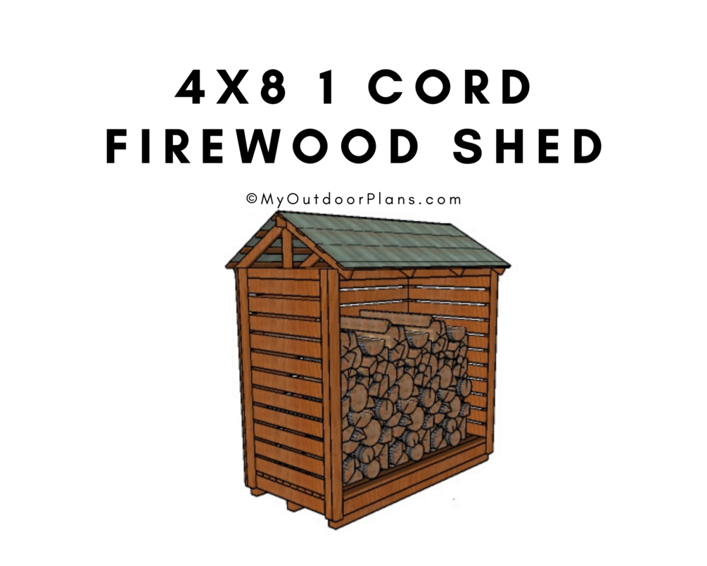 1 cord wood online shed