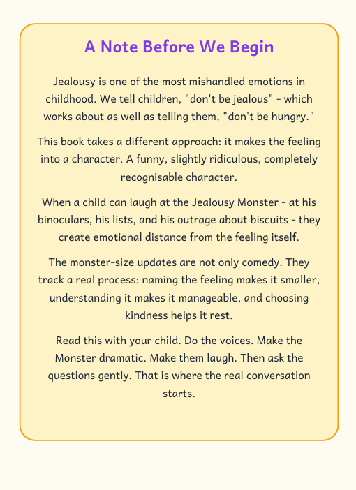 The Jealousy Monster — A Kids’ Story About Understanding Jealousy & Choosing Kindness preview image 4