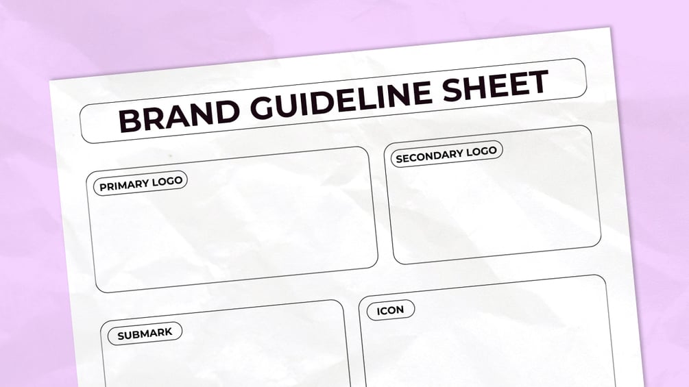 Mini Brand Guideline Sheet