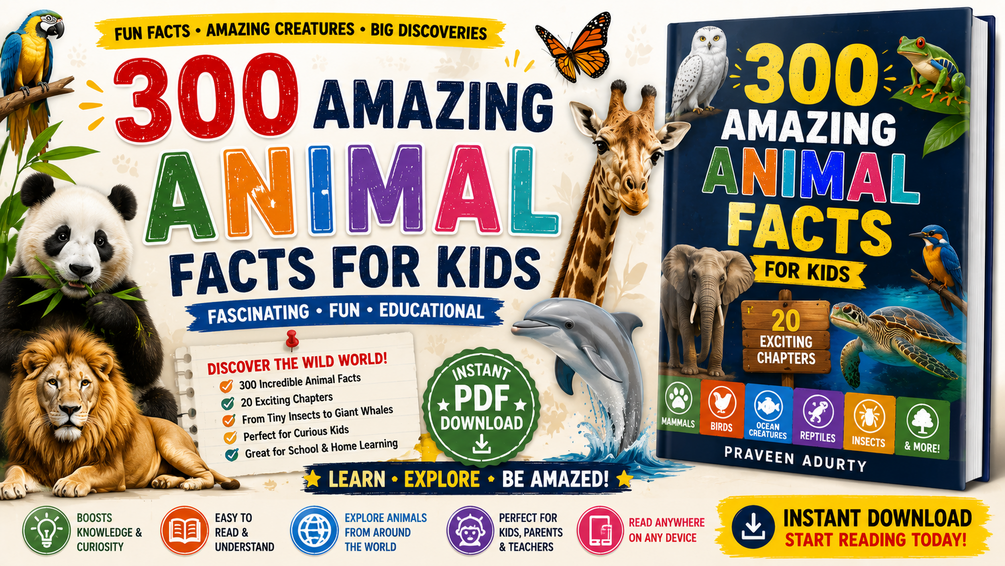 300 Amazing Animal Facts for Kids