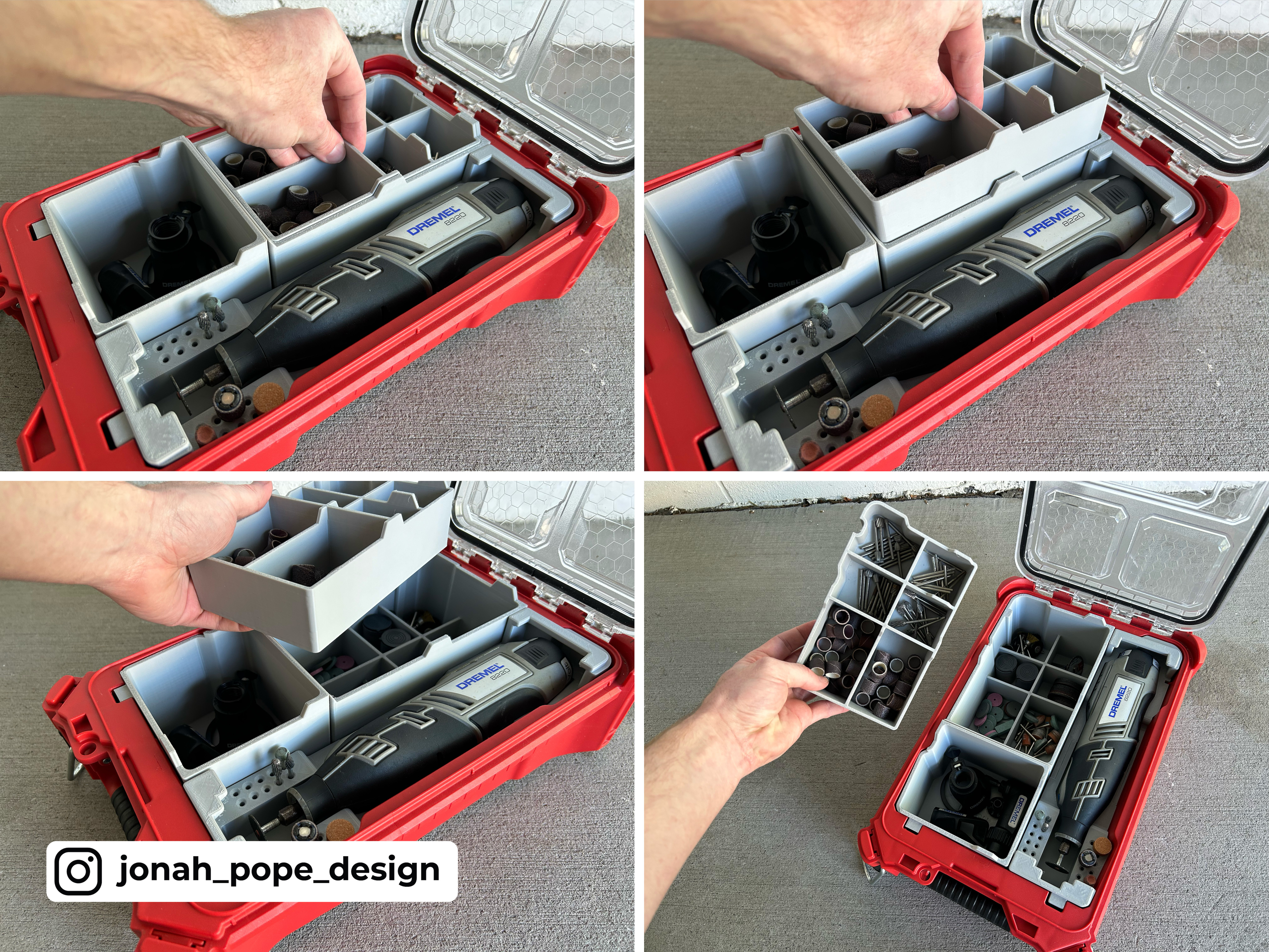 Packout Dremel 8220 (DIGITAL 3D PRINT FILE ONLY)