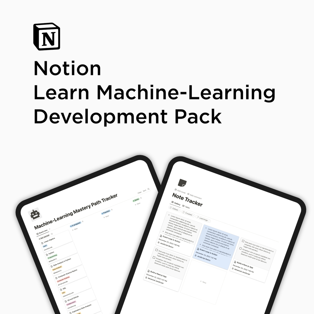 notion-learn-machine-learning-development-pack