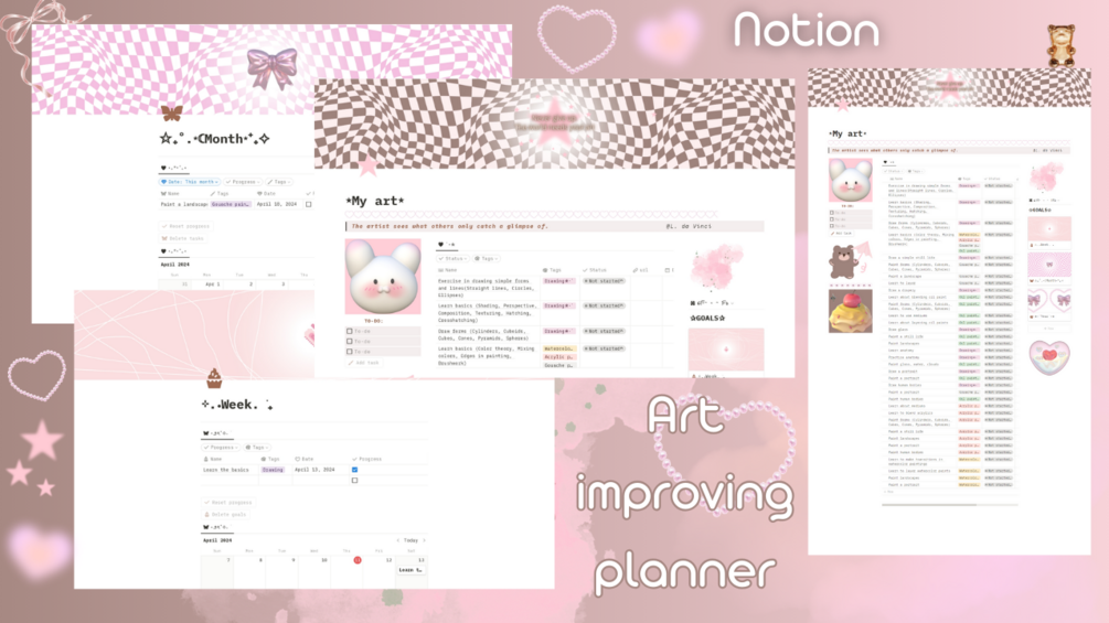 Art improving planner