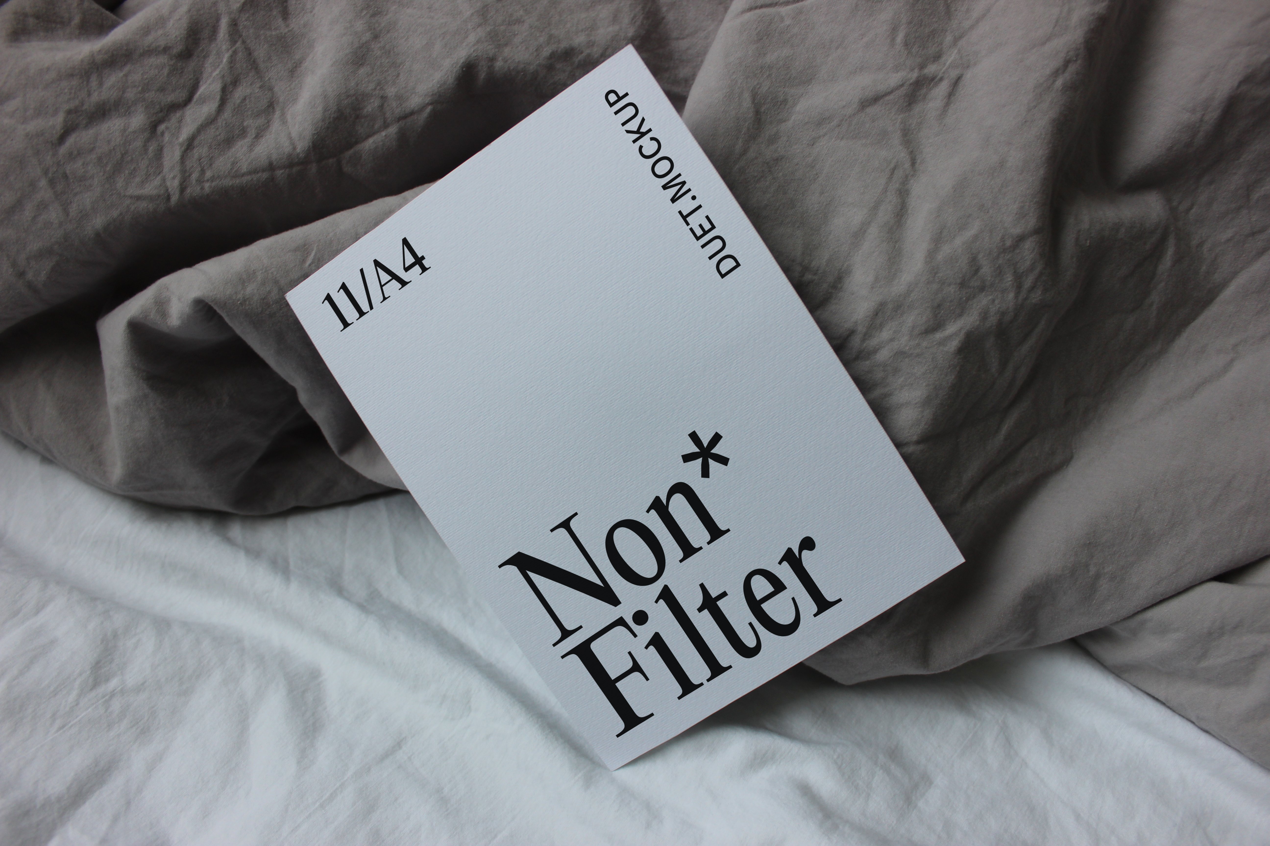 Non Filter A4_11 Mockup