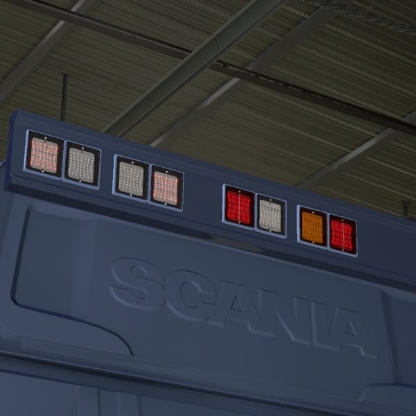 [addon] painted turned LED HELLA tail lights by WC007 D3SIGN
