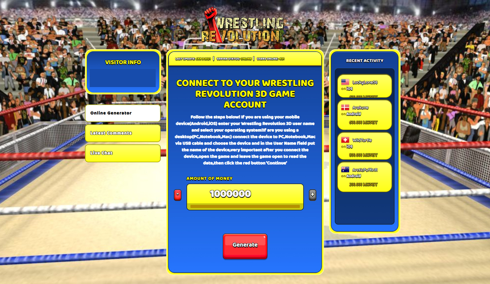Wrestling Revolution 3D HACK MOD