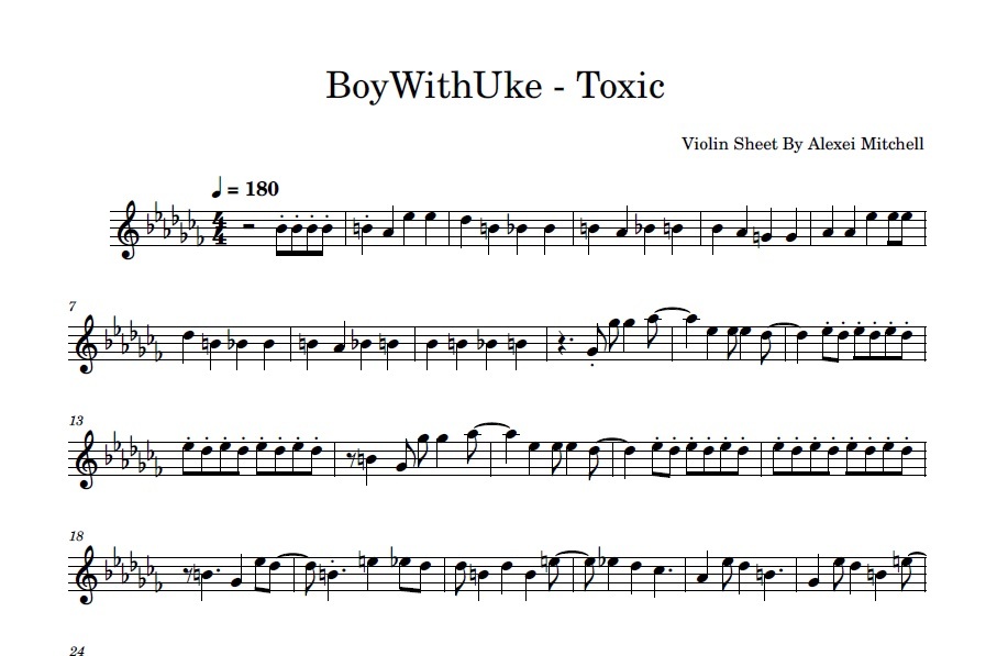 Toxic - BoyWithUke 