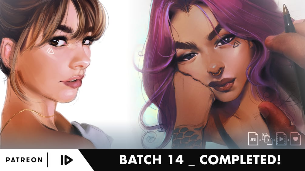 Art Batch 014 + CSP Painting & PS CC Painting Brushes by ericanthonyj