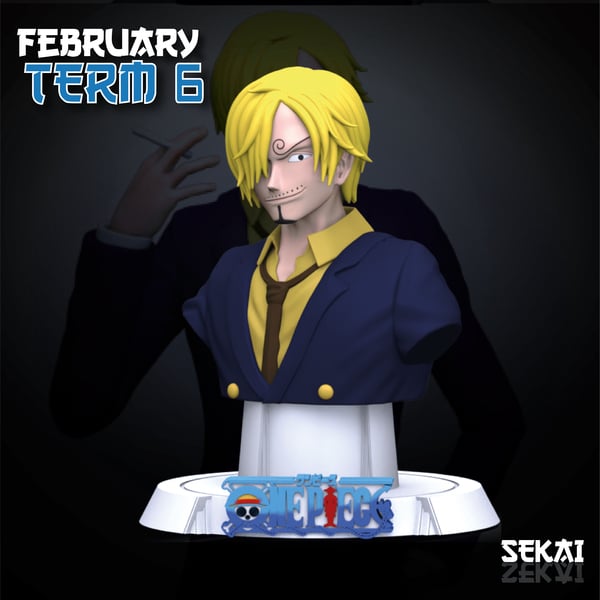 Sanji Bust - Sekai 3D Models - Tested and Ready for 3D printing