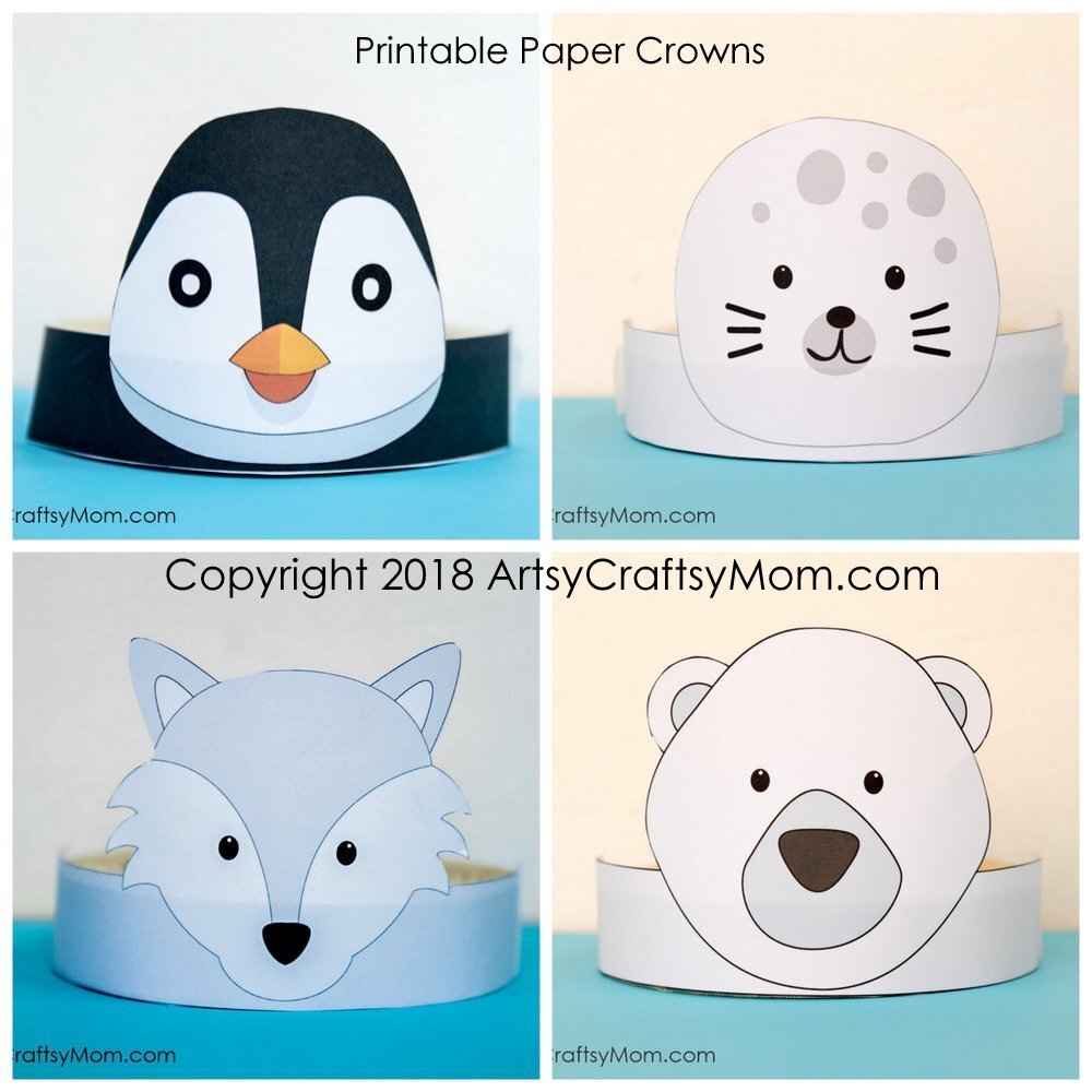 winter animals crafts