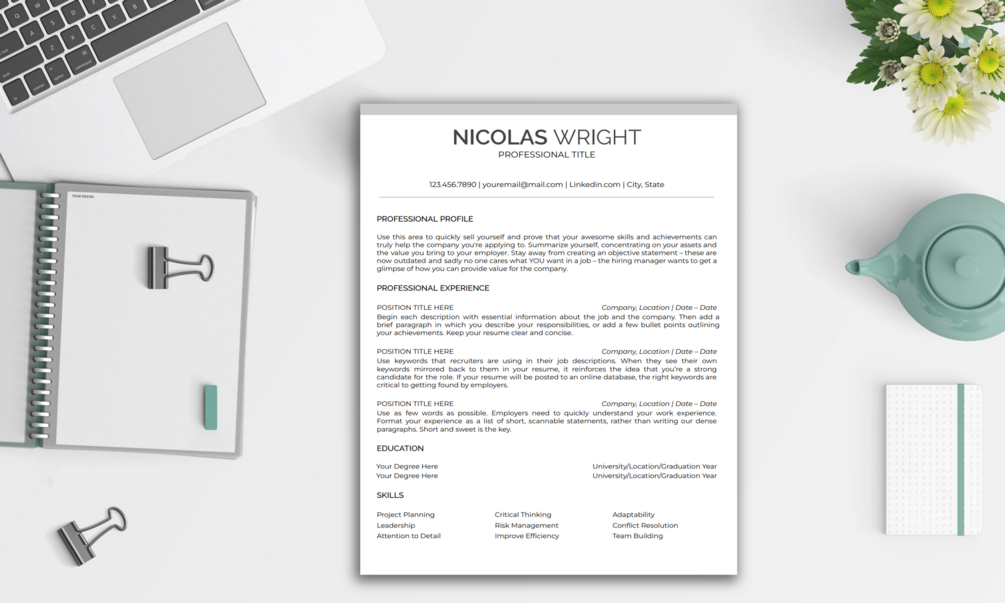 Google Docs Resume Template Pack - Wji1t2ijrvuuizrzlwj3p4q75nx5